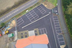 Car park constructed and surfaced